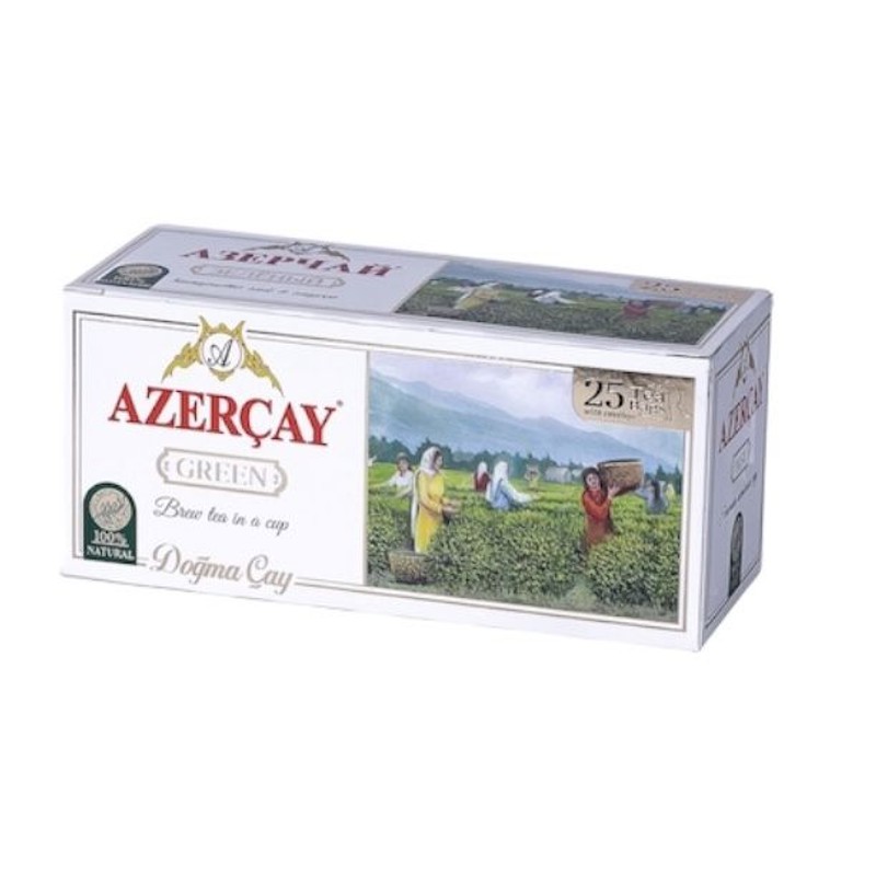 Herbata zielona ekspresowa AZERCAY 25 torebek