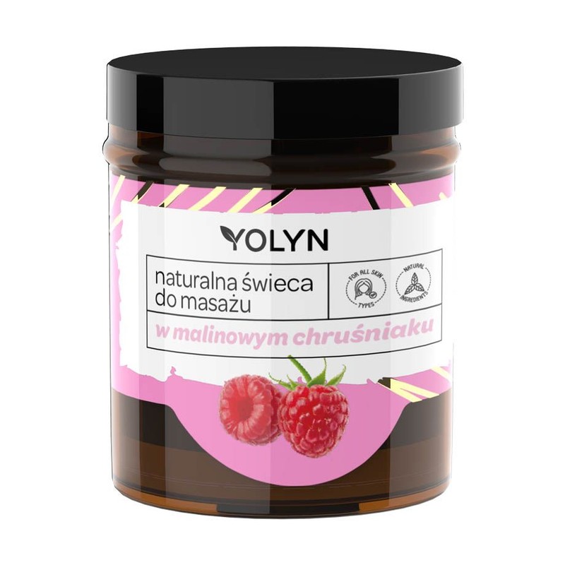 Naturalna świeca do masażu   Yolyn 120 ml