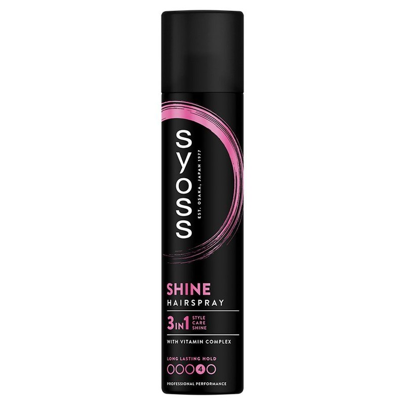 Lakier do włosów Shine & Hold 4 syoss 300 ml