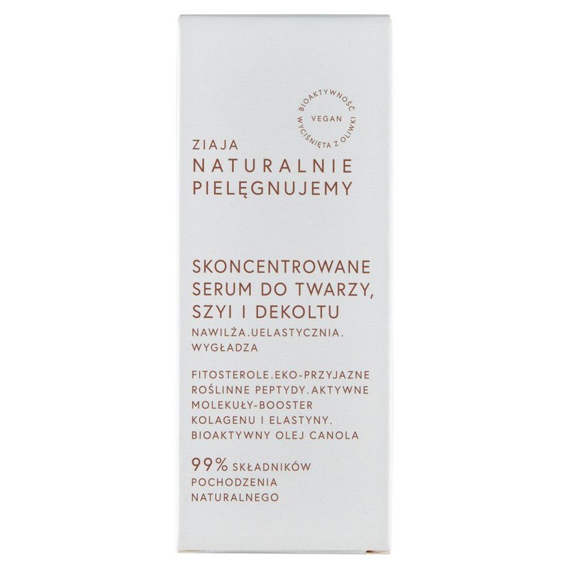 Skoncentrowane serum do twarzy. szyi i dekoltu ZIAJA 30 ml