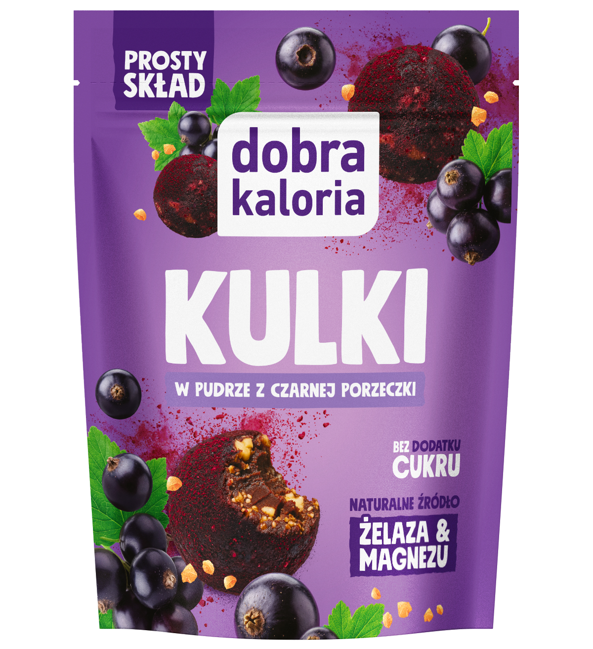Dobra Kaloria Kulki W Pudrze Z Czarnej Porzeczki 65 G