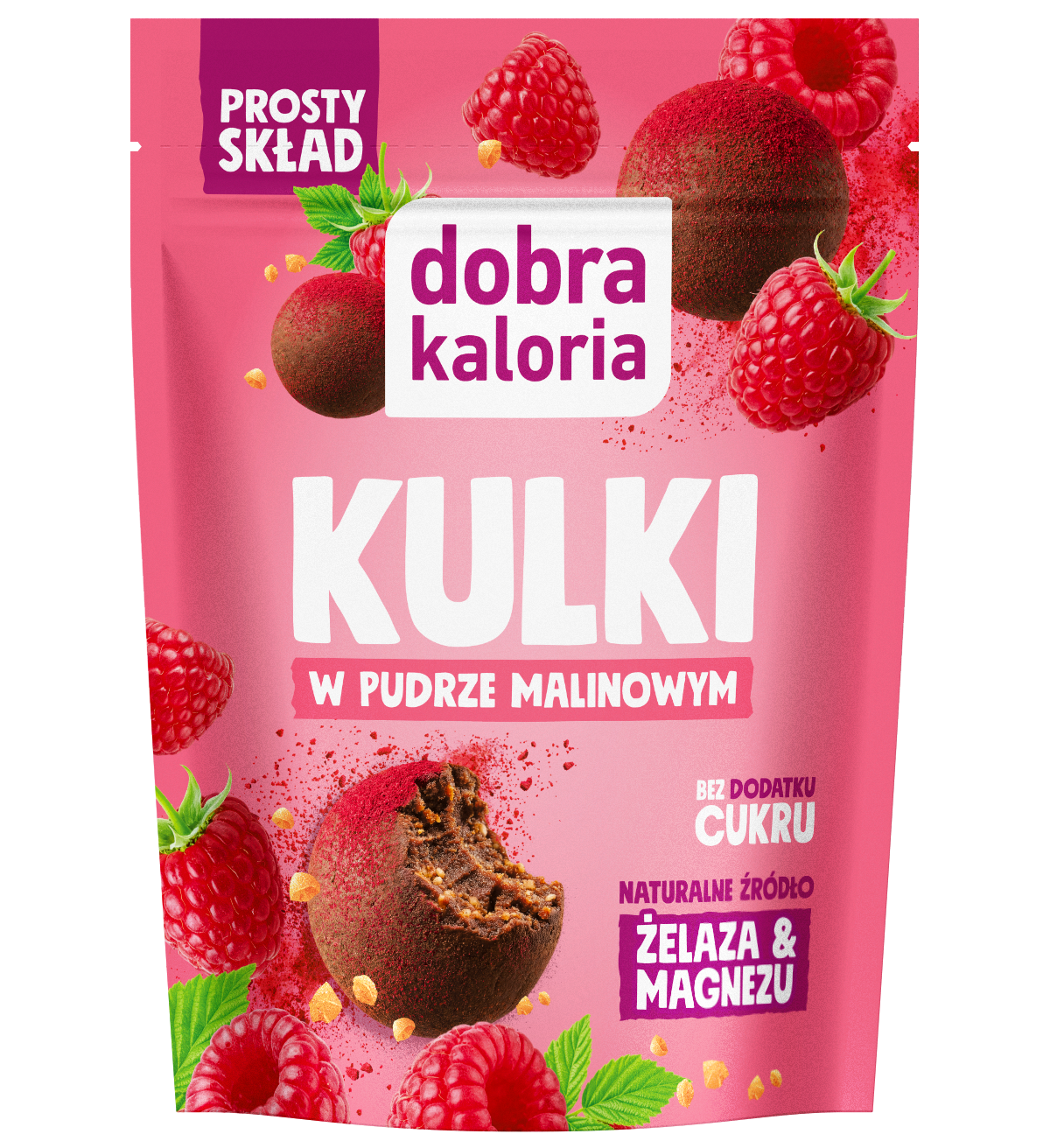 Dobra Kaloria Kulki W Pudrze Malinowym 65 G