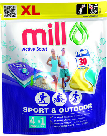 Mill Kapsułki piorące duo caps active sport 30 szt.