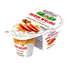 Piątnica Serek wiejski jabłko cynamon 150 g