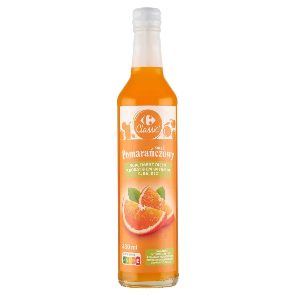Carrefour Classic Suplement diety smak pomarańczowy 430 ml