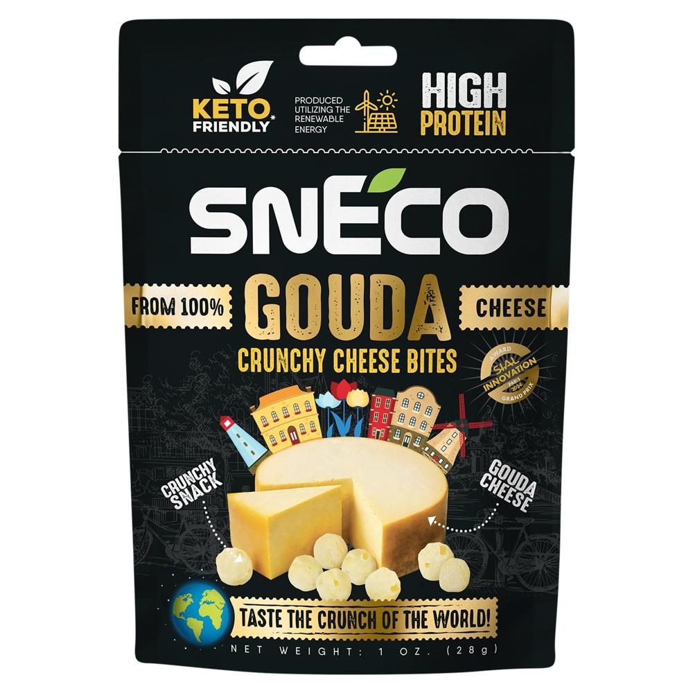 Sneco Chrupiąca przekąska gouda suszony ser 28 g