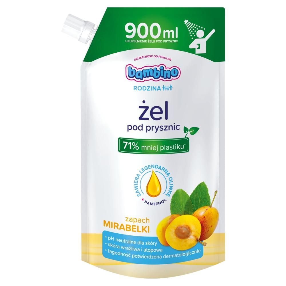 Bambino Rodzina Żel pod prysznic zapach mirabelki 900 ml