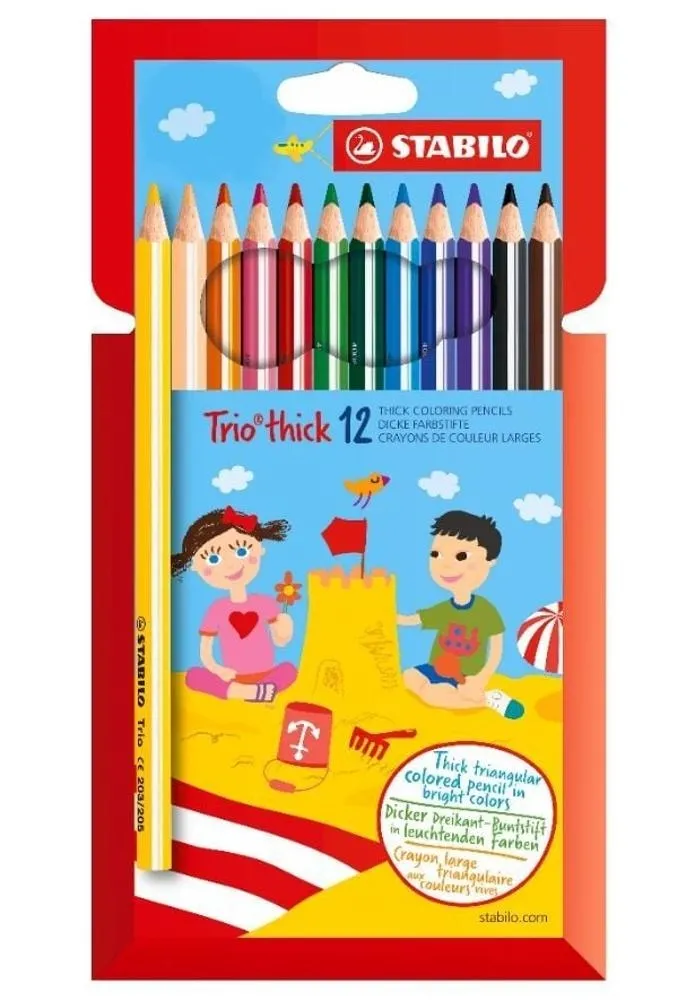 Stabilo Trio thick Kredki grube 12 szt.