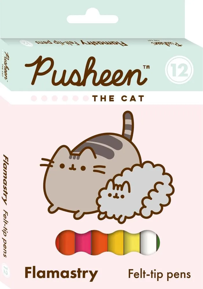 Flamastry 12 kol. Pusheen