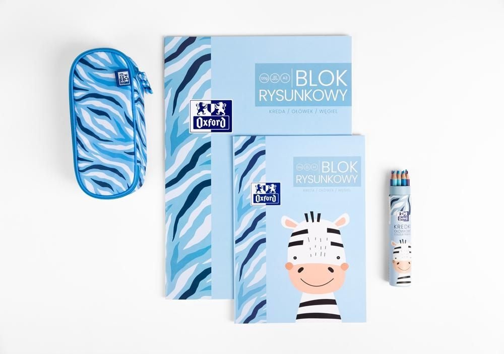 Blok rysunkowy Oxford Kids A3 20k