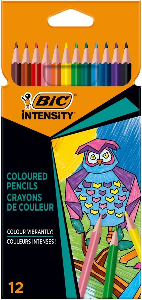 BIC Intensity Up kredki ołówkowe opakowanie 12 sztuk