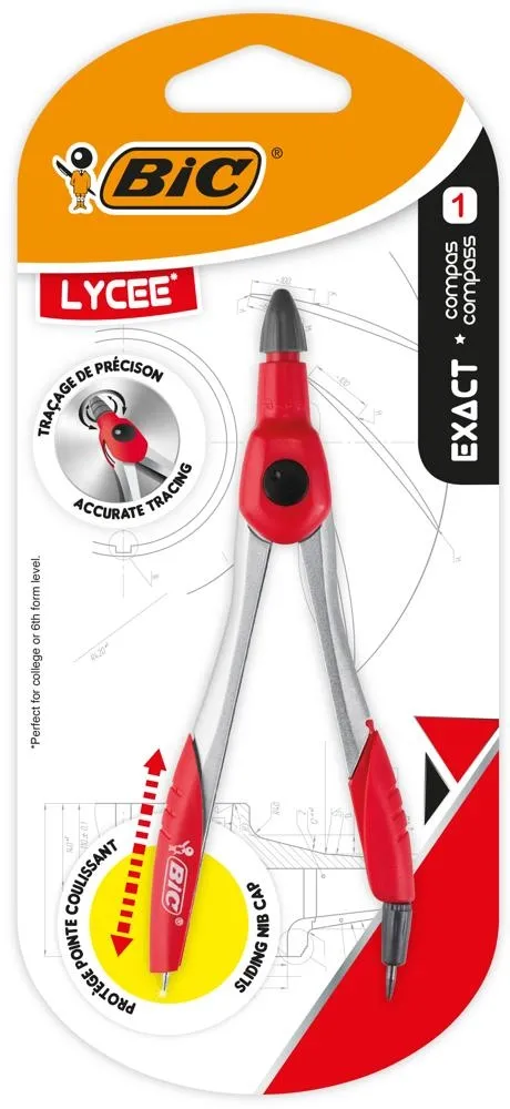 BIC Exact Cyrkiel z ołówkiem mechanicznym Blister 1szt