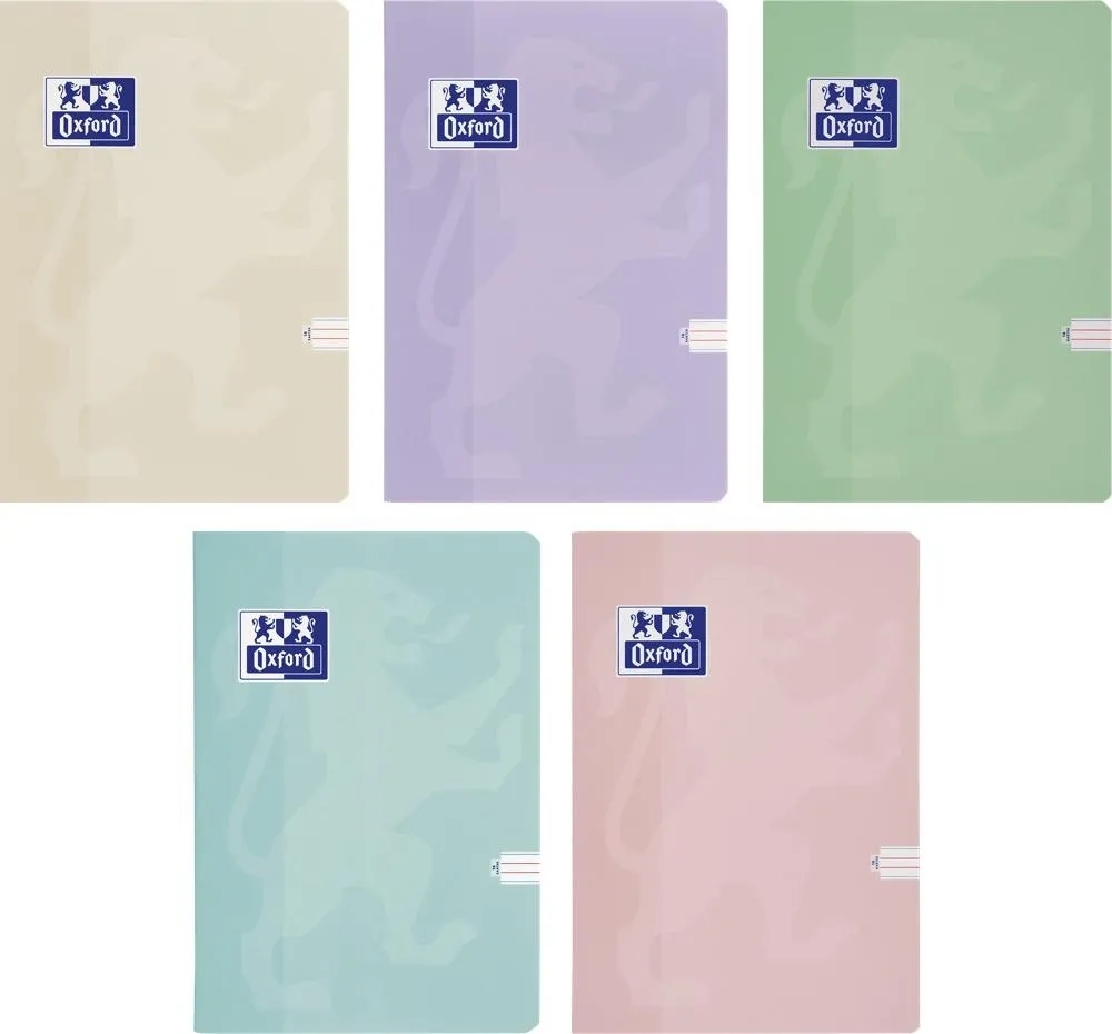 Zeszyt oxford touch pastel a5/16k linia podwójna kolorowa