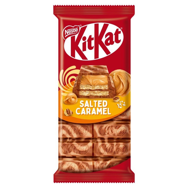 Czekolada Salted Caramel paluszki waflowe w mlecznej czekoladzie KitKat 99 g