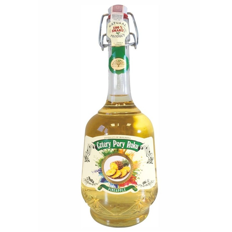 Wino z ananasa białe słodkie Pineapple alk. 10,0% obj. Cztery Pory Roku 1 l