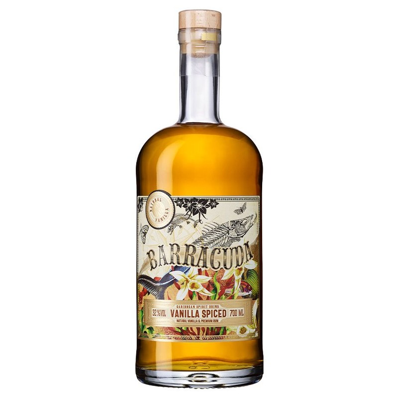 Rum jasny Vanilla Spiced alk. 32,0% obj. Barrucuda 700 ml