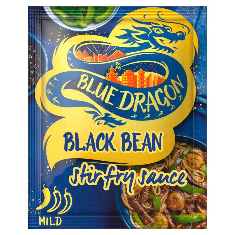 Sos stir fry z czarną soją i fasolą Blue Dragon 360 g