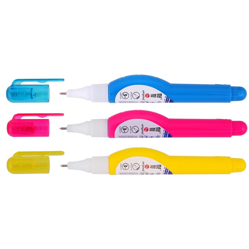 Korektor w pisaku Mini z metalową końcówką 3ml mix MEMOBE 1 sztuka