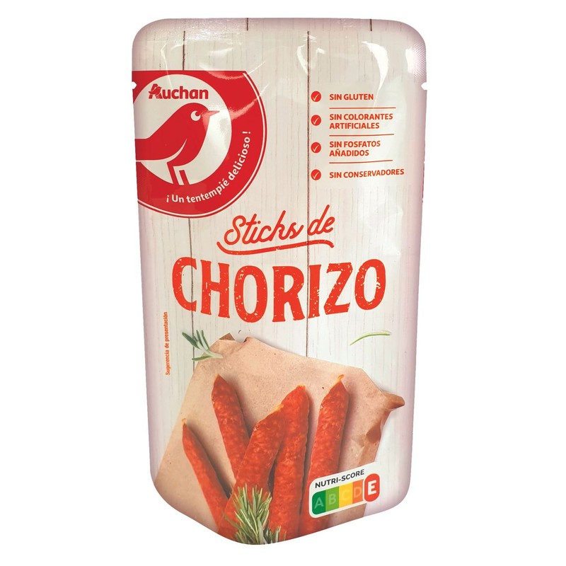 Mini kiełbaski Chorizo dojrzewające Auchan 50 g