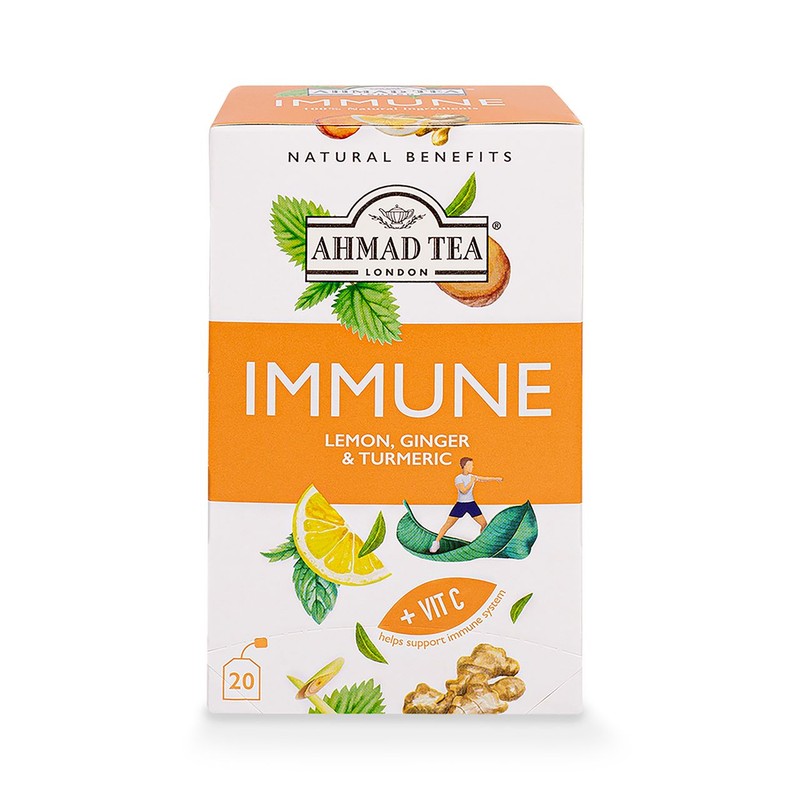 Herbata owocowa ekspresowa na odporność Immune Ahmad Tea 20 torebek