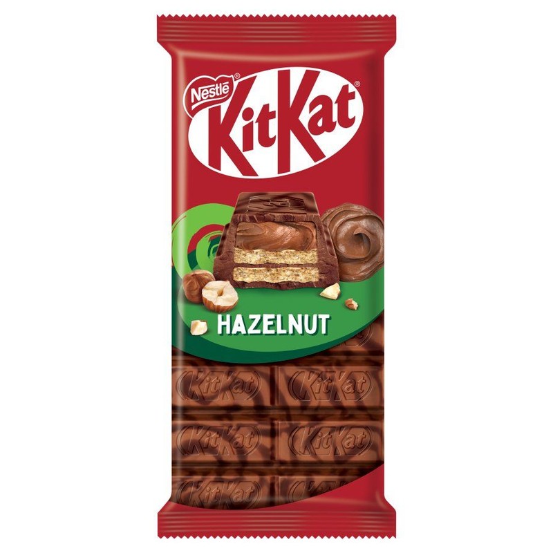 Czekolada Hazelnut w mlecznej i deserowej czekoladzie  KitKat 99 g