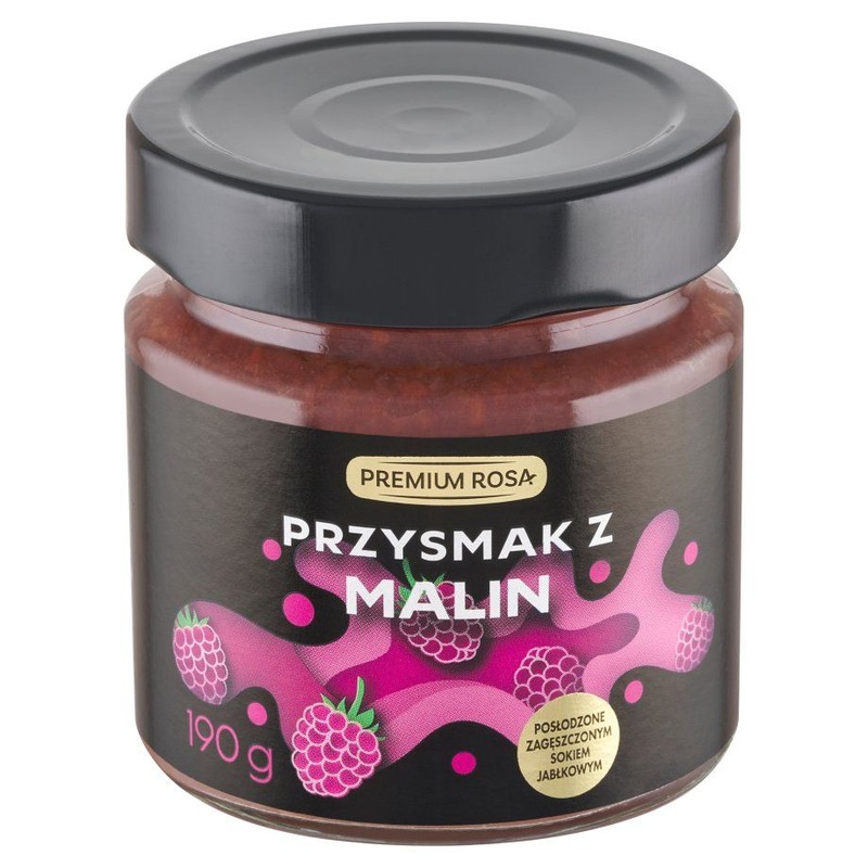 Przysmak z malin Premium Rosa 190 g