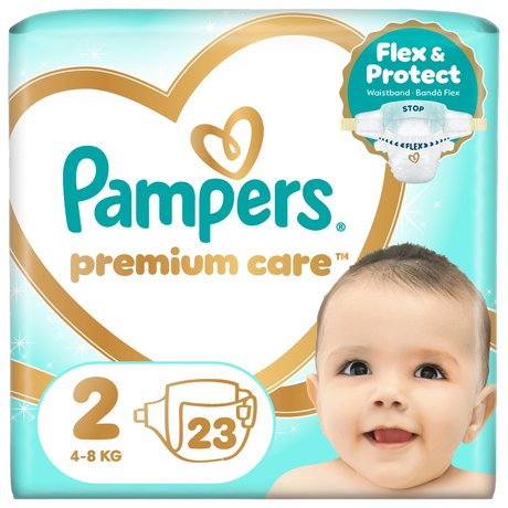 Pampers Premium Care Rozmiar 2, 23 Pieluszek, 4kg-8kg