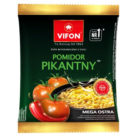 Vifon Zupa błyskawiczna z chili pomidor pikantny 70 g