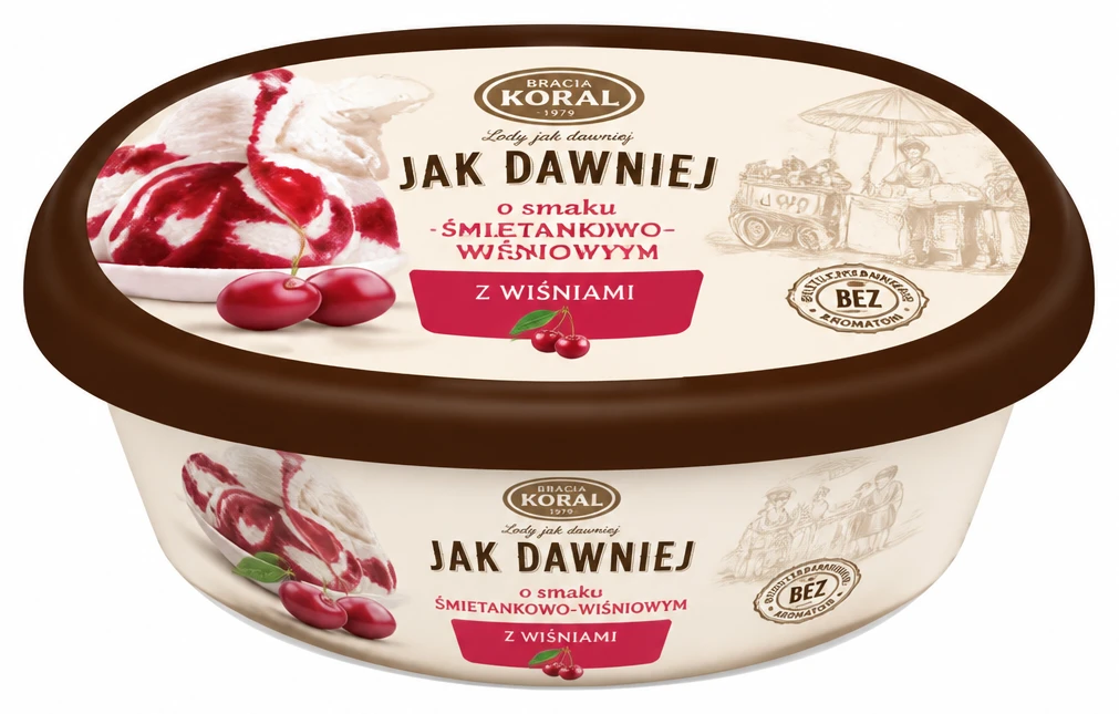 Lody BRACIA KORAL JAK DAWNIEJ wybrane rodzaje