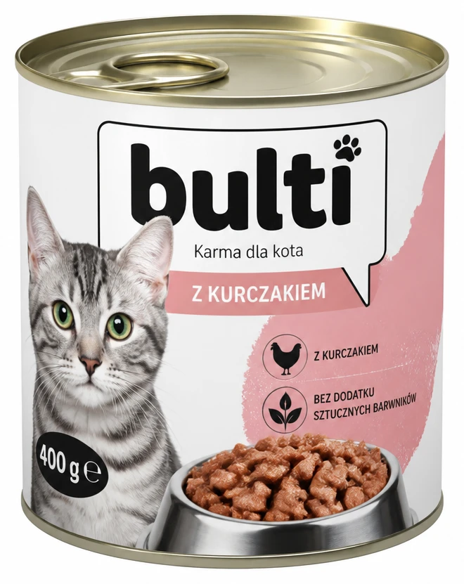 Karma dla kota Bulti