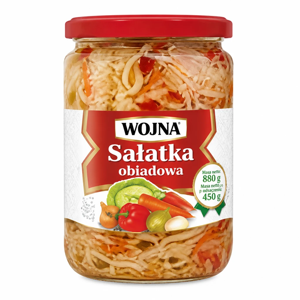 Sałatka obiadowa Wojna 880/450g