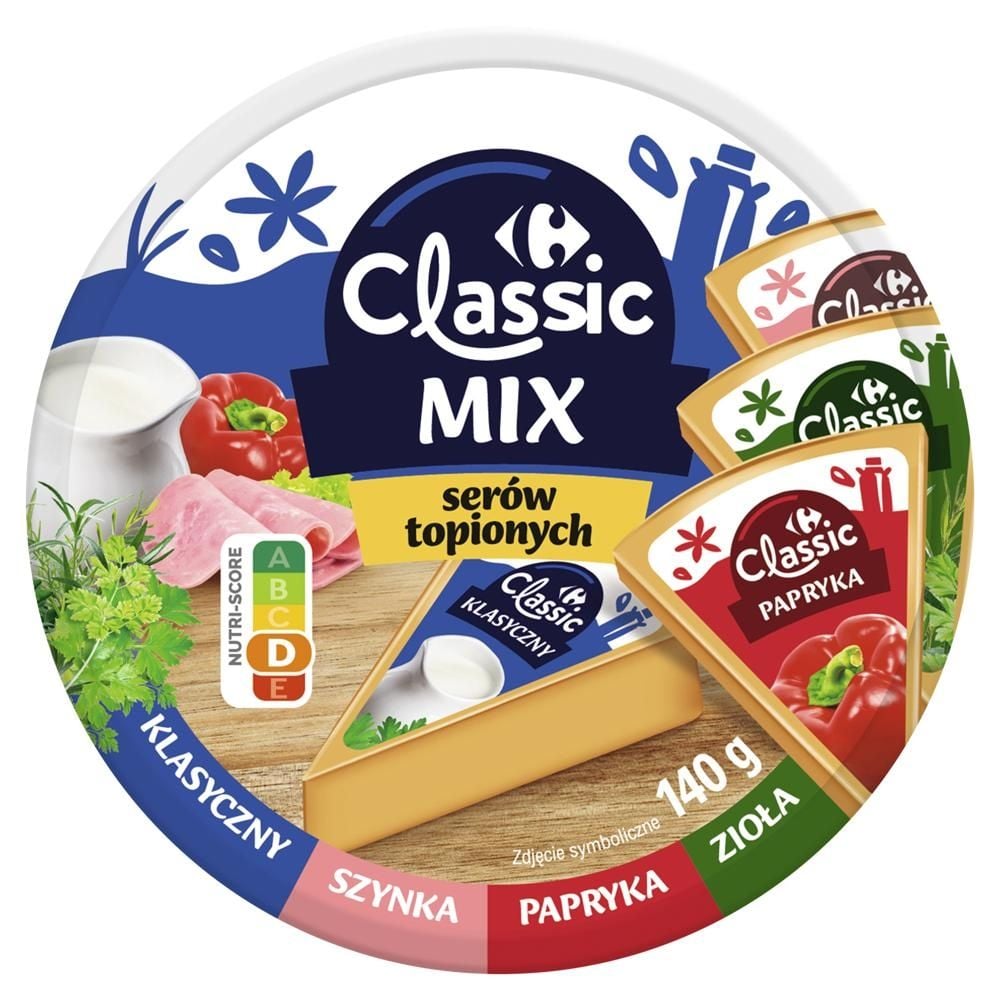 Carrefour Classic Mix serów topionych 140 g
