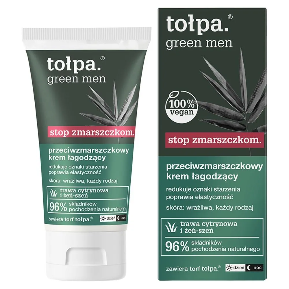 tołpa Green Men Przeciwzmarszczkowy krem łagodzący 50 ml