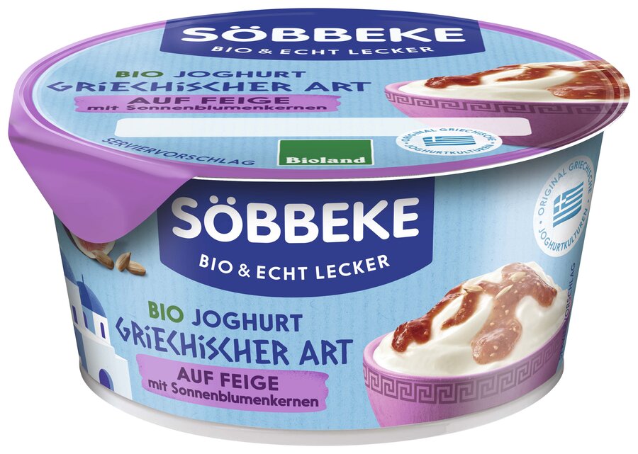 Jogurt typu greckiego z figami i słonecznikiem BIO