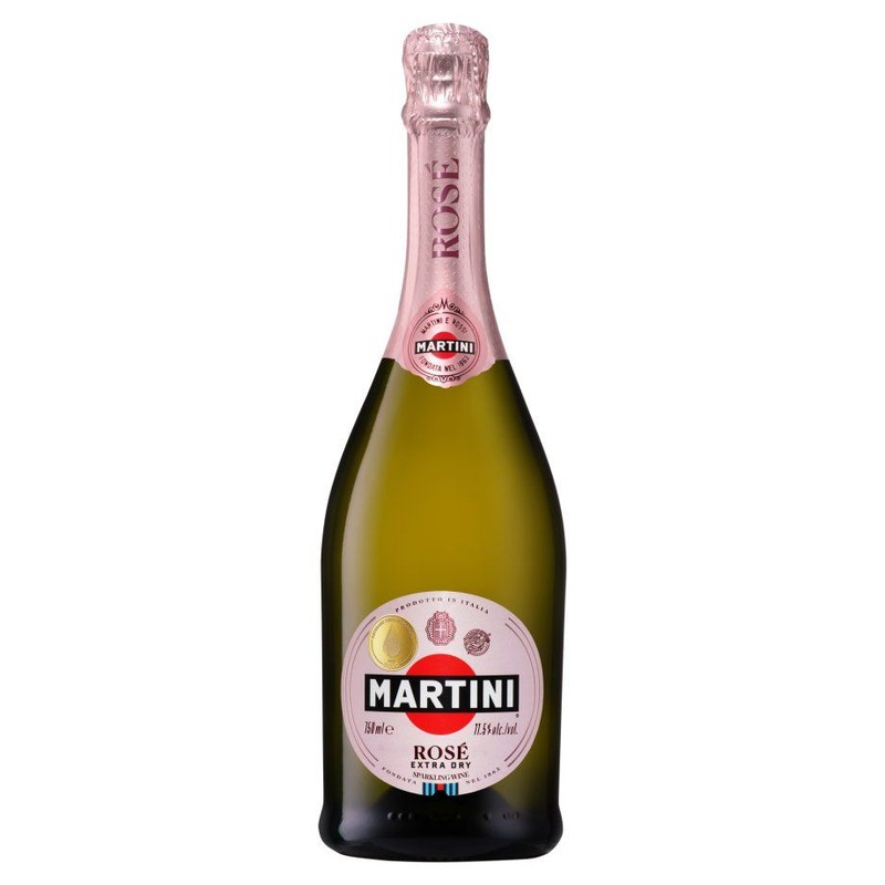 Wino różowe wytrawne musujące Rosé Extra Dry alk. 11,55 obj. Martini 750 ml