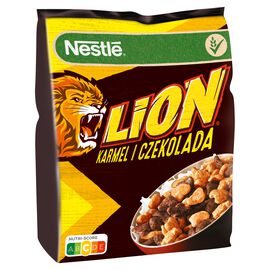 Nestlé Lion Płatki śniadaniowe karmel i czekolada 375 g