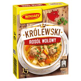 Winiary Królewski Rosół wołowy 135 g (15 sztuk)