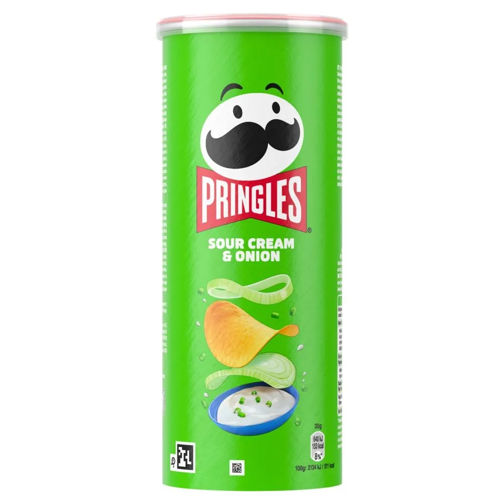 Pringles Sour Cream & Onion Chrupki 125 g
