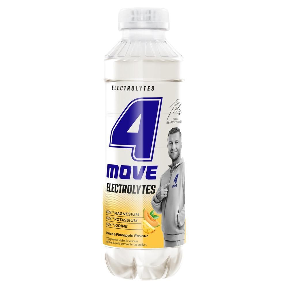 4Move Electrolytes Napój niegazowany o smaku melon-ananas 556 ml