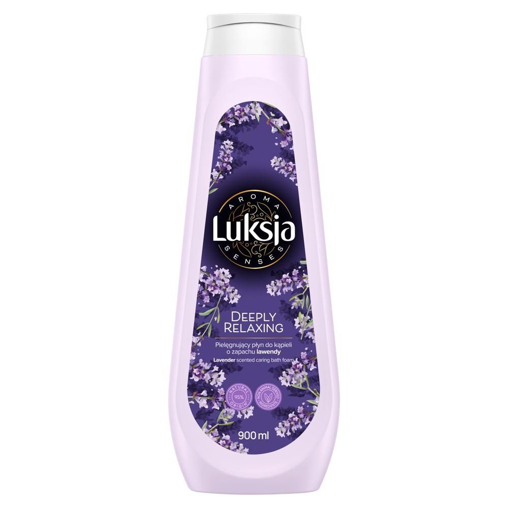 Luksja Aroma Senses Pielęgnujący płyn do kąpieli o zapachu lawendy 900 ml