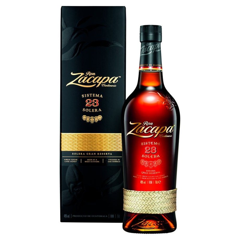 Rum ciemny Solera Gran Reserva No. 23 alk. 40% obj. z tubą Ron Zacapa Centenario 700 ml