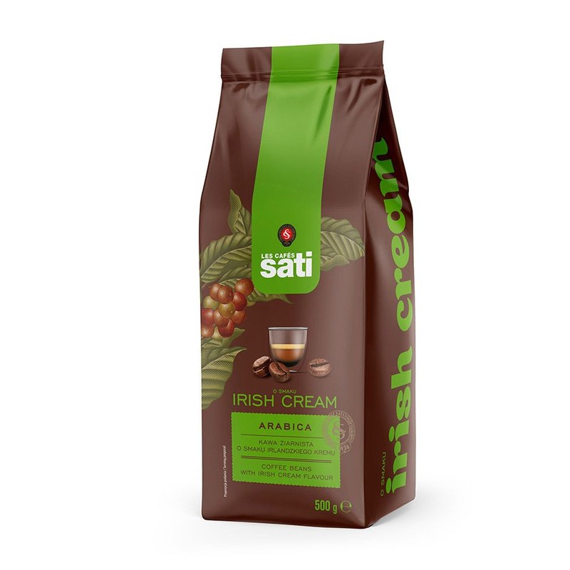 Kawa ziarnista o smaku Irish Cream Sati 500 g