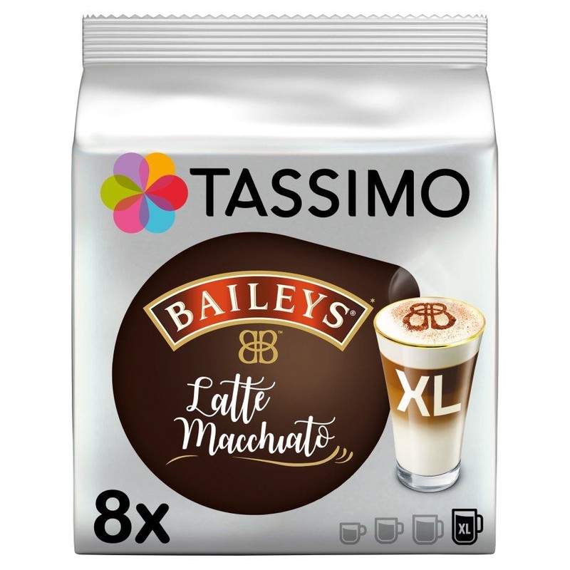 Kawa mielona Baileys Latte Macchiato Tassimo 8 kapsułek