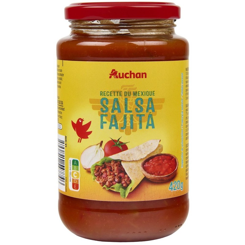 Salsa fajita Auchan 420 g