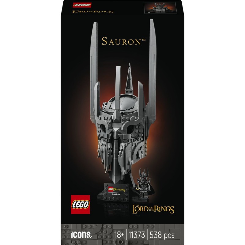Zestaw dla dorosłych Icons Władca pierścieni: Hełm Saurona 11373 LEGO 1 sztuka
