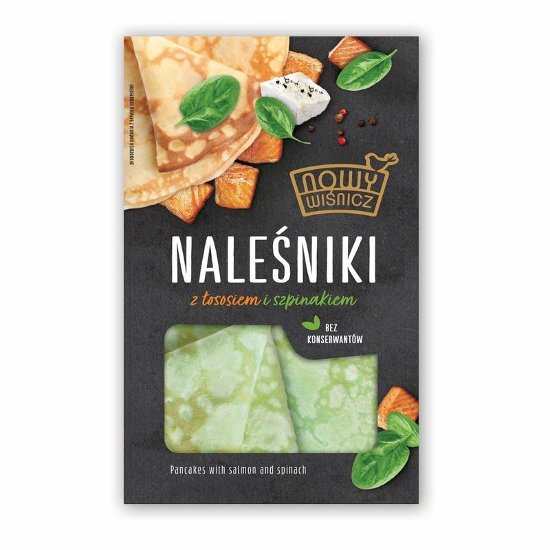 Naleśniki z łososiem i szpinakiem Nowy Wiśnicz 300 g