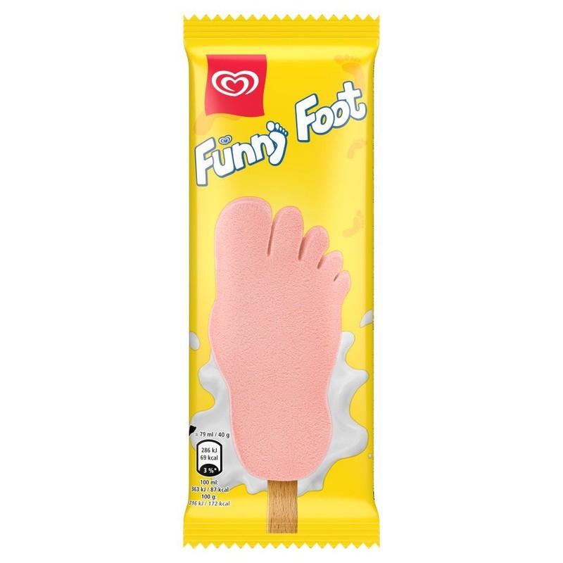 Lody Funny Foot Algida 79 ml