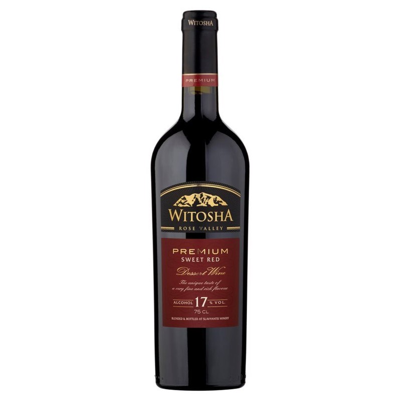 Wino bułgarskie czerwone słodkie alk. 17,0% obj. Witosha 750 ml