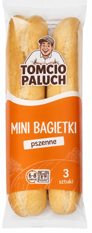 Mini Bagietki Tomcio Paluch, różne rodzaje