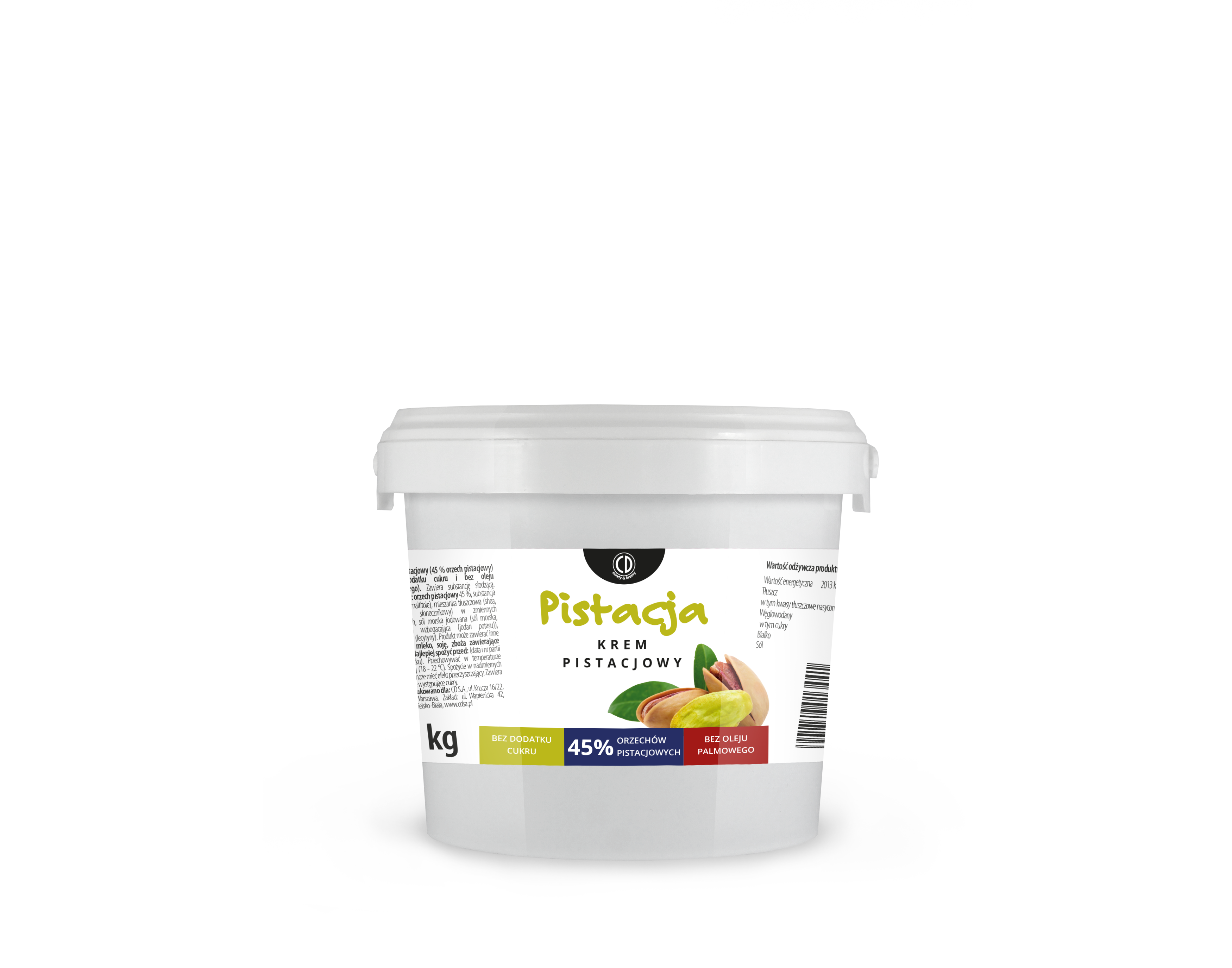 Pistacjowelove - Krem Pistacjowy 45% (Bez Dodatku Cukru I Bez Oleju Palmowego) 1Kg
